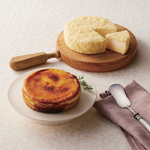 ＜グリーン工房＞ネージュフロマージュ・Theプレミアムケーキセット 各4号サイズ